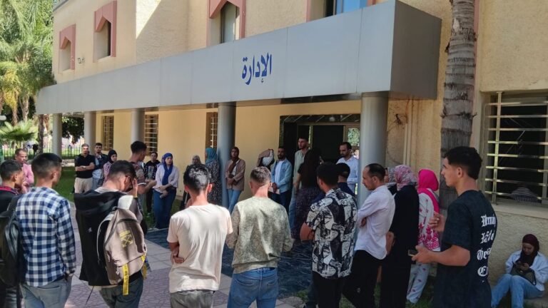 اليوم الثالث من النضال حول مطلب فتح ماستر التميز في العمل الاجتماعي ببني ملال