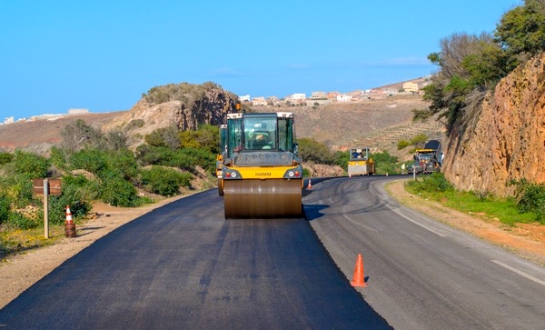تقدم أشغال الطريق الساحلية بين الناظور والحسيمة