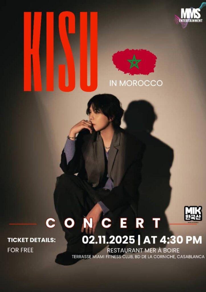 الفنان الكوري “KISU” يُشعل أجواء الدار البيضاء في أول حفل له بالمغرب