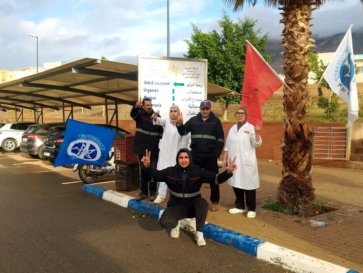 اعتصام مفتوح لأعوان الحراسة بمستشفى القرب بزايو احتجاجًا على قرار وصفوه بـ«المجحف»