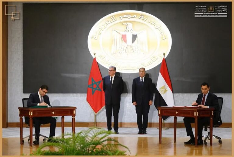 المغرب ومصر يعززان تعاونهما بتوقيع مذكرات تفاهم في مجالي الشباب والثقافة