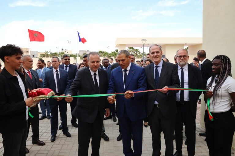 العيون تحتضن تدشين الثانوية الفرنسية “بول باسكون” وتعزيز جديد للتعاون التربوي المغربي-الفرنسي
