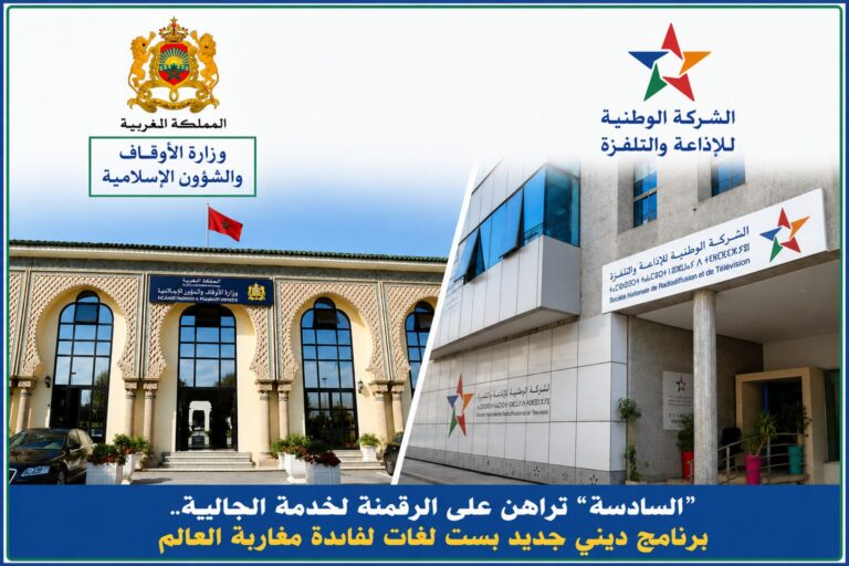 “السادسة” تراهن على الرقمنة لخدمة الجالية.. برنامج ديني جديد بست لغات لفائدة مغاربة العالم