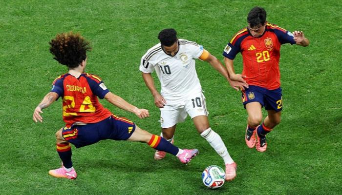 إسبانيا تكتسح السعودية برباعية وتعتلي صدارة المجموعة الثامنة في مونديال 2026
