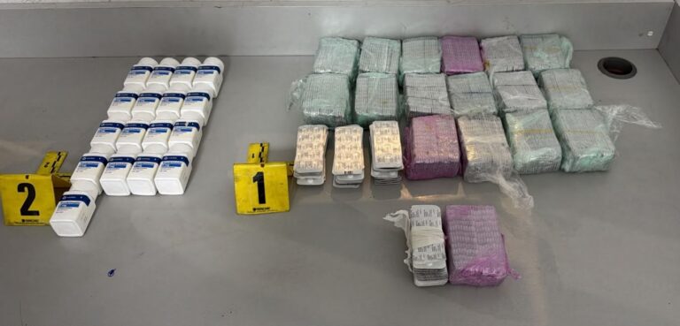 ميناء طنجة المتوسط.. إحباط محاولة لتهريب أكثر من 14 ألف قرص مخدر وتوقيف سائق شاحنة