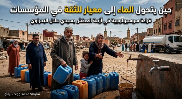 أزمة العطش بسيدي علال البحراوي.. حين يتحول الماء إلى امتحان لثقة المواطن في المؤسسات
