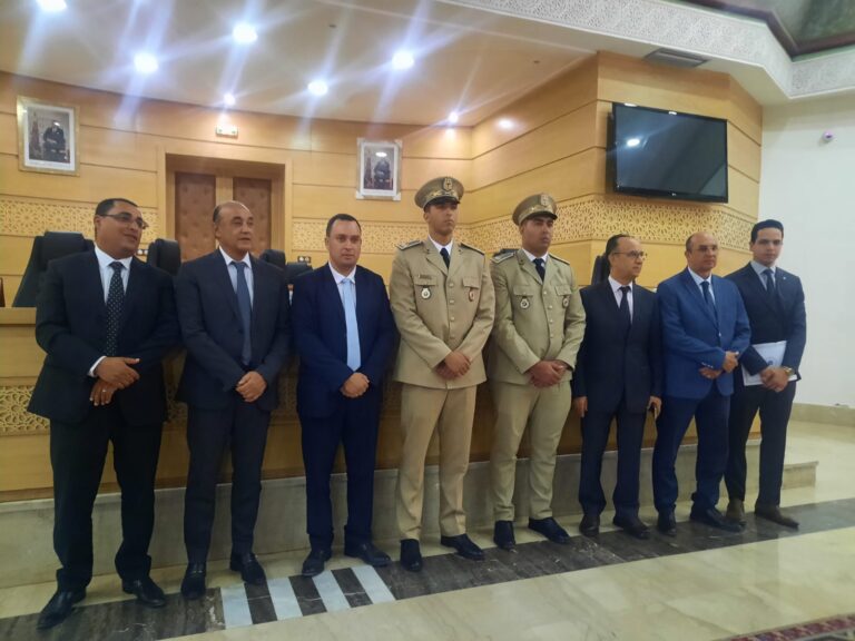 قلعة السراغنة حفل تنصيب رجال السلطة الجدد