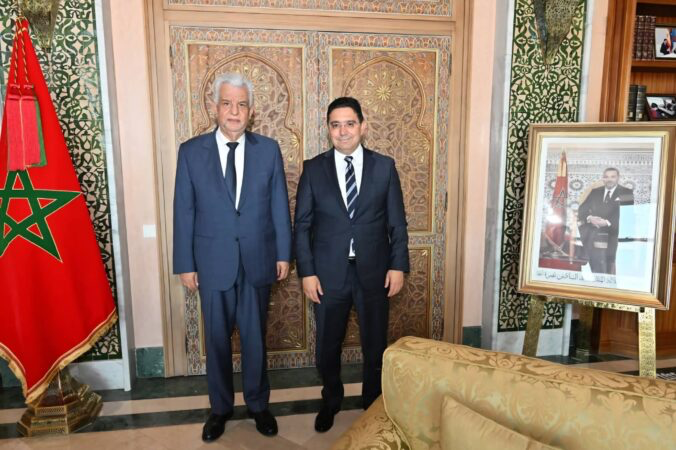 بوريطة يودع سفير فلسطين بالمغرب بعد ثماني سنوات من العمل الدبلوماسي