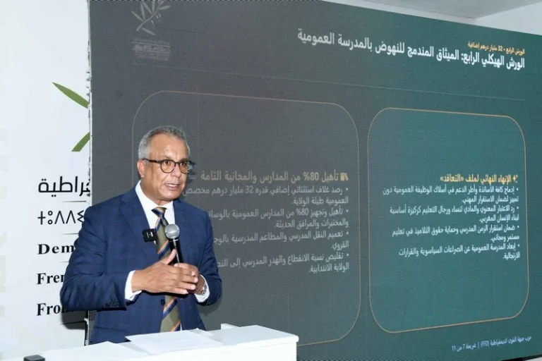 جبهة القوى الديمقراطية تكشف برنامجها الانتخابي.. 100 تدبير حول الكرامة والأسرة والسكن والإصلاح الاقتصادي