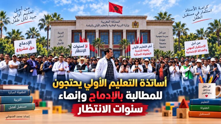 التعليم الأولي على صفيح ساخن.. الأساتذة يصعّدون ويطالبون بالإدماج في الوظيفة العمومية