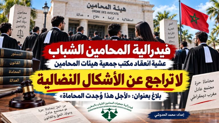 فيدرالية المحامين الشباب ترفع سقف التصعيد عشية اجتماع مكتب جمعية الهيئات: «لأجل هذا وُجدت المحاماة»