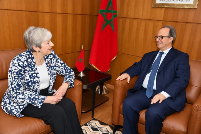 بلكوش وتيريزا ماي يبحثان سبل مكافحة العبودية الحديثة والاتجار بالبشر