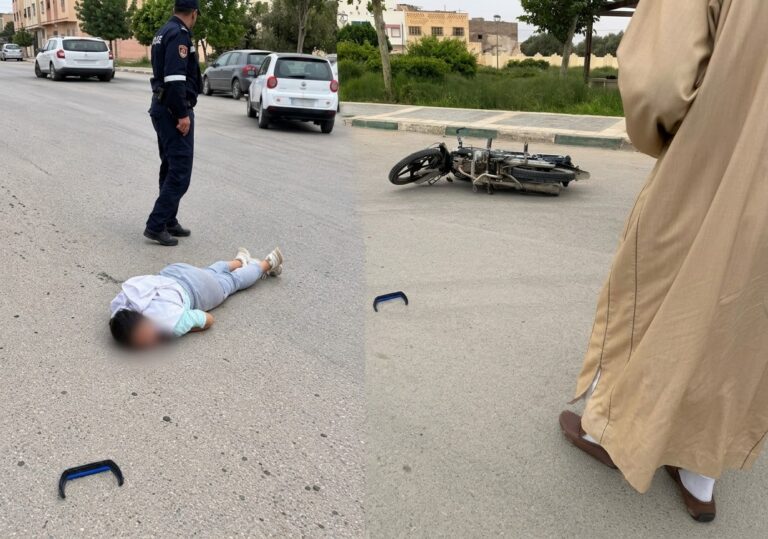 جرسيف.. إصابة تلميذة تبلغ 17 سنة بعدما صدمتها دراجة نارية قرب ثانوية ابن سينا